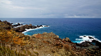 The rocky coastline of the Hawaiian island of Maui near Kahakuloa