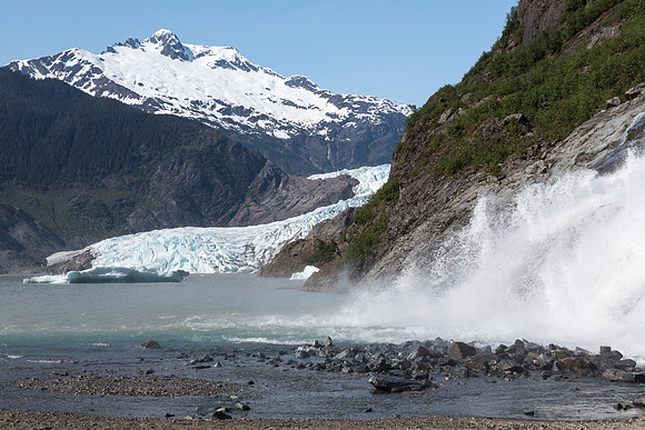 Alaska's Mendenhall Glacier