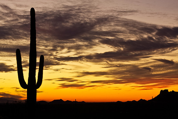 Sunset over Phoenix, Arizona
