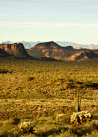 View of the Superstition Mountains