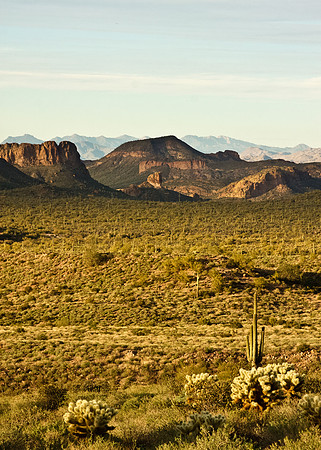 View of the Superstition Mountains