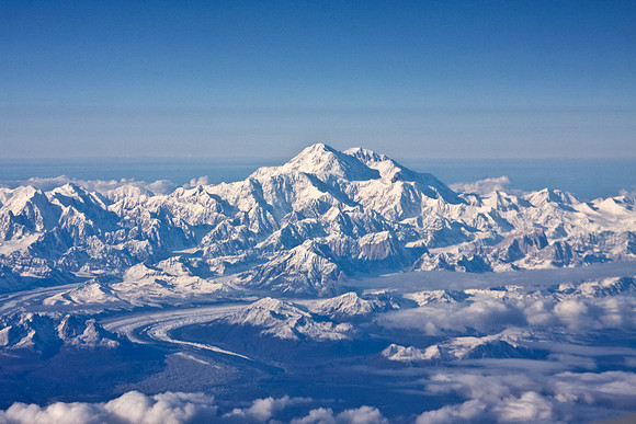 Aerial View of Alaska's Denali