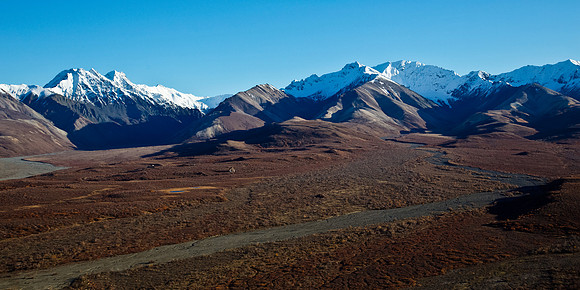 Denali's Polychrome Pass in Autumn