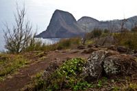Kahakuloa Head and the coastline of the Hawaiian island of Maui