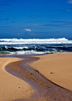 Waves off the Coast of Kaua'i