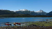 Kayaks in Alaska's Prince William Sound