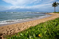 View of Molokai from the Hawaiian island of Maui