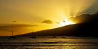 Boats near Maui