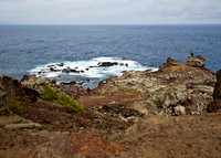 The coastline of the Hawaiian island of Maui